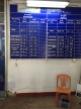 The departures board